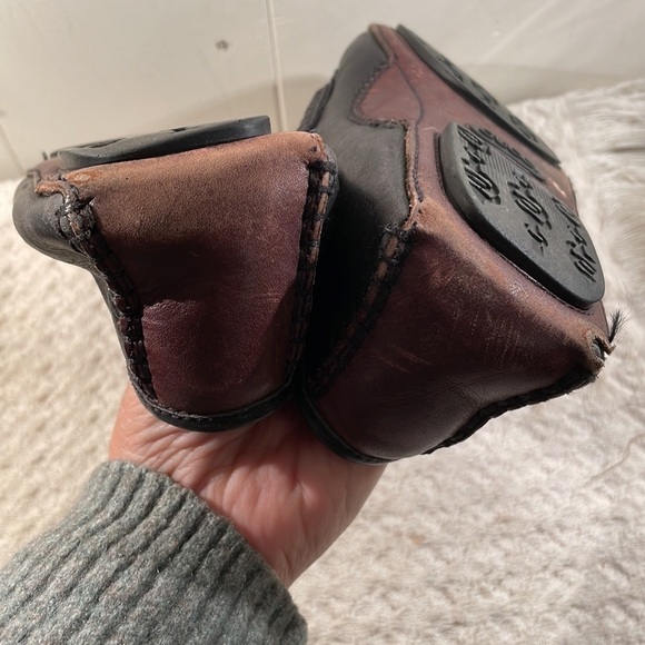 Gucci Horse Bit Driving Loafers Black & Brown Leather Protective Soles - Picture 5 of 14